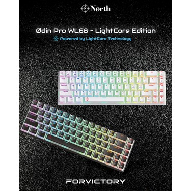 North Odin Pro WL68 Lightcore Kablosuz Bluetooth Rgb Red Fiyatı