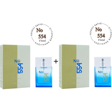 Bargello No: 554 + No: 554 EDP Parfüm 50 ml Çiçeksi Koku ile Fiyatı