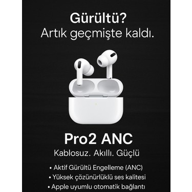 Apple iPhone uyumlu Airpodspro 2. Nesil Aktif Gürültü Fiyatı