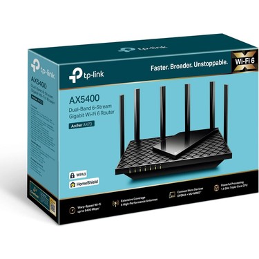 TP-Link Archer AX73 | Dual-Band Wi-Fi 6 Router | Fiber Fiyatı