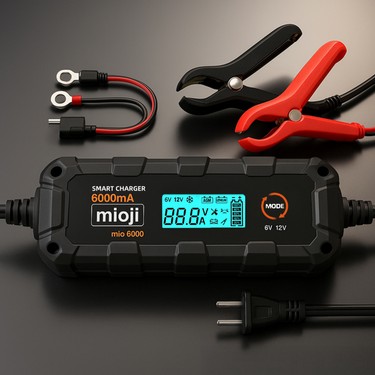 Mioji 6000 6A 6V ve 12V Araba Şarj, Akü Bakım, Damlama Şarj Fiyatı