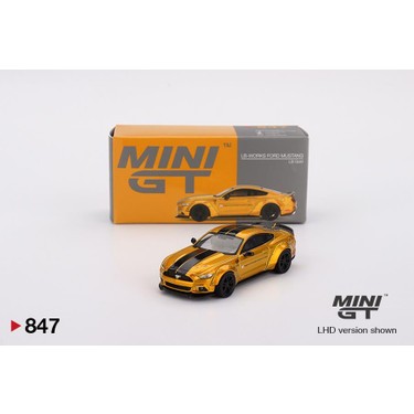 MINI GT LB WORKS ミニカーセット Mini Gt Lb-Works Ford Mustang Lb Gold 847 Fiyatı