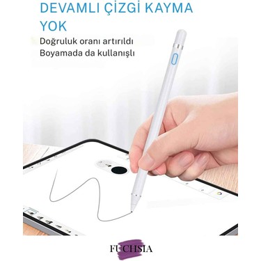 Fuchsia Xiaomi Pad 7 Pro / Pad 7 Uyumlu Beyaz Dokunmatik Fiyatı