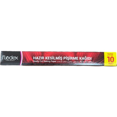 FLODEX HAZIR KESİLMİŞ PİŞİRME KAĞIDI 42 X 37 CM