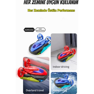 Hem Suda Hem Karada Kullanılabilen Stunt Drift Rc Tekne Fiyatı