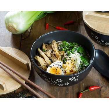 20 Parça Ramen Kase Seti,4 Kişilik, 600 ml Seramik Kase, Fiyatı