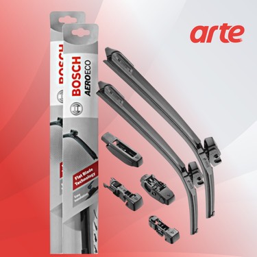 thumbnail image 2 of Bosch Aerotwin Flat Front Wiper Blade Set For 2010-2016 Mini Countryman – 475mm & 500mm 2 of 6