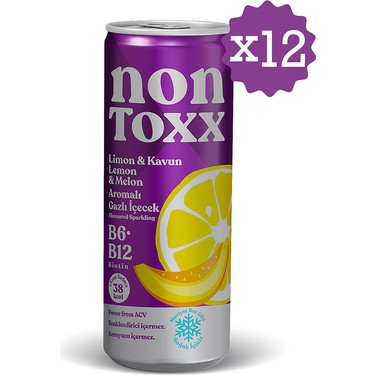 Non Toxx Nontoxx Limon & Kavun Aromalı, Sirkeli, Gazlı Fiyatı
