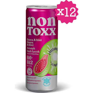 Non Toxx Nontoxx Guava & Kivi Aromalı, Sirkeli, Gazlı İçecek Fiyatı