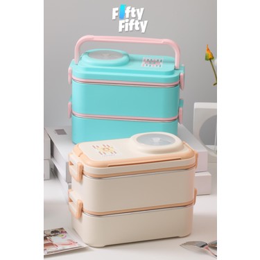 Uzspace 1200 ml Iki Kat Dört Bölme Paslanmaz Çelik Lunch Box Fiyatı