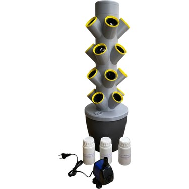 Ev Tipi Dikey Hidroponik Bahçe (20'li) - Topraksız Tarımın Fiyatı