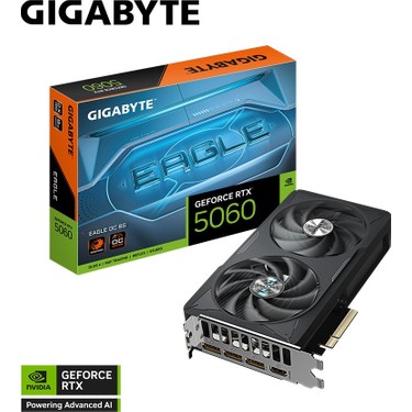 GIGABYTE VGA GeForce RTX™ 5060 EAGLE OC 8GB, 128 Bit, GDDR7, Fiyatı
