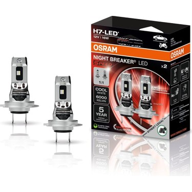 OSRAM DECOSTAR 51 46870FL 7個セット Osram H7 Night Breaker LED Speed,trafiğe Çıkma Onaylı, 6000 Fiyatı