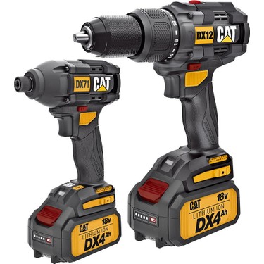 Cat DX12K.2 18VOLT/4.0AH Li-Ion Çift Akülü Kömürsüz Fiyatı