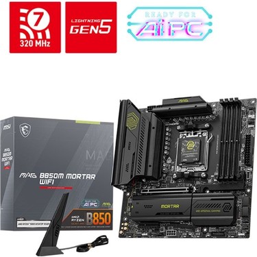 MSI MB MAG B850M MORTAR WIFI Fiyatı - Taksit Seçenekleri