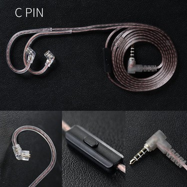 Kz Ofc Yükseltme Kablosu Hifi Kulaklık Yedek Kablosu 0.75MM Fiyatı