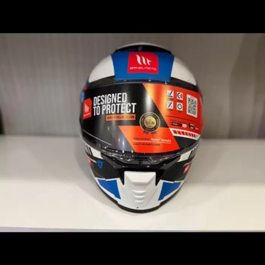 mt Helmets Thunder 4 Sv Luminence A7 Mat Beyaz/mavi Fiyatı