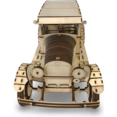 Ford A Model 1927 Klasik Ahşap Araba Maketi - 3D Puzzle Hobi Fiyatı