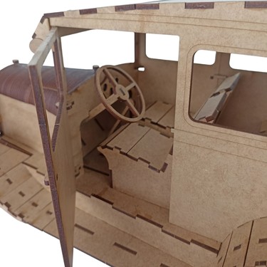 Ford A Model 1927 Klasik Ahşap Araba Maketi - 3D Puzzle Hobi Fiyatı