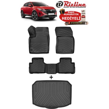 Rizline Nissan Qashqai 2022-2026 Arası Havuzlu Paspas ve ALT Fiyatı