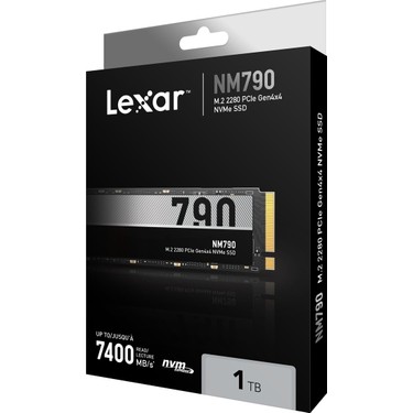 Lexar NM790 1TB SSD 新品未使用 Lexar NM790 1TB NVMe PCIe M.2 SSD 7400MB/sn Okuma 6500MB/sn Fiyatı
