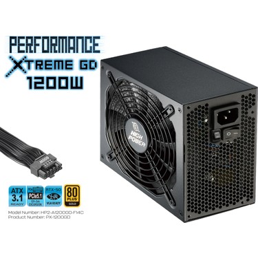 High Power Xtreme Gold Atx 3.1 1200W 80+ Gold Pcıe 5.1 Atx Fiyatı