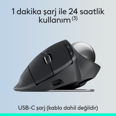 Logitech MX Ergo S Gelişmiş Bluetooth Kablosuz Trackball PC Fiyatı