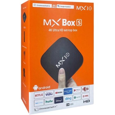 Castu MX10-1GB Mx Boxs Android Tv Box Chromecast. Android 13 Fiyatı