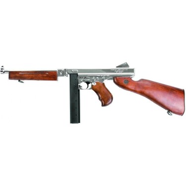 Cybergun Thompson M1A1 Aeg Silver Gerçek Ahşap Airsoft Fiyatı