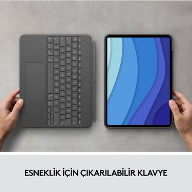 Logitech Combo Touch 12.9 iPad Pro 5. ve 6. Nesil ile Fiyatı