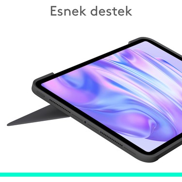 Logitech Combo Touch 11 iPad Pro M4 ile Uyumlu Türkçe Fiyatı