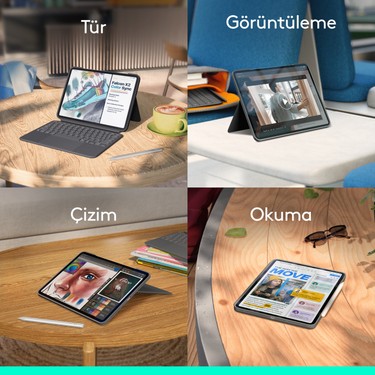 Logitech Combo Touch 11 iPad Pro M4 ile Uyumlu Türkçe Fiyatı