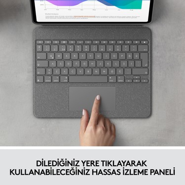 Logitech Combo Touch 12.9 iPad Pro 5. ve 6. Nesil ile Fiyatı