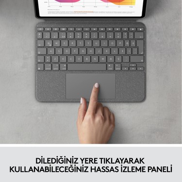 Logitech Combo Touch 10.9 iPad Air 10.5 inç 4. ve 5. Nesil Fiyatı