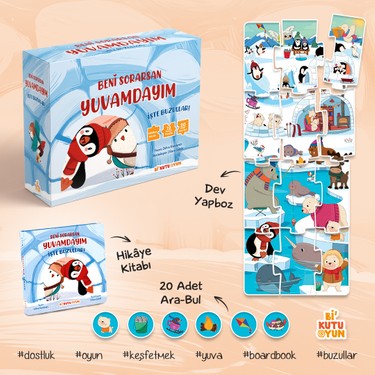 Beni Sorarsan Yuvamdayım - İşte Buzullar! - Kitap ve Oyun Kitabı