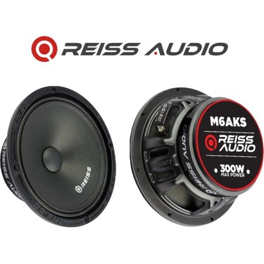 Reiss Audio RS-M62AKS 600WAT-240W Rms 16 cm Metal Kapaklı Fiyatı