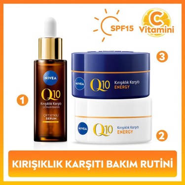 Nivea Spf15 Q10 Energy Gündüz Yüz Kremi 50ml, Gece Kremi Fiyatı