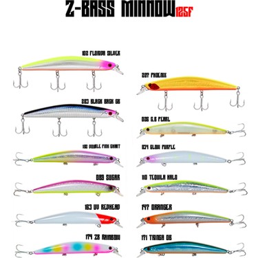 Fujin Z-Bass Minnow 125F 21gr Maket Balık Fiyatı
