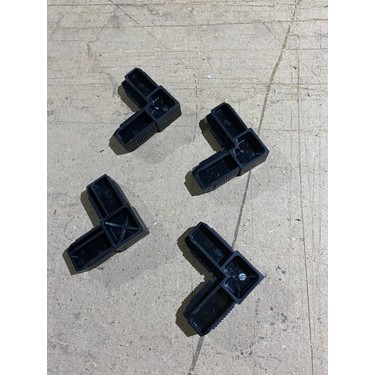 SİNEKLİK TAMİR 17X25 Sineklik Köşe Takozu 12 Adet Siyah Fiyatı