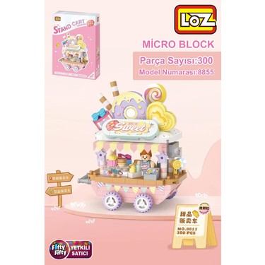 Loz Micro Block Serisi Donut Arabası 300 Parça Oyuncak Yapım Fiyatı