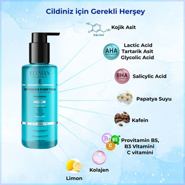 Elysian Essence Yoğun Arındırıcı Detoks Yüz Temizleme Jeli Fiyatı