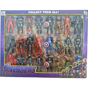 Brother Toys 24'lü Süper Kahraman Seti Örümcek Adam Hulk Fiyatı