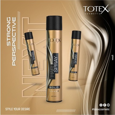 Totex Saç Spreyi Gold 400 ML Fiyatı - Taksit Seçenekleri