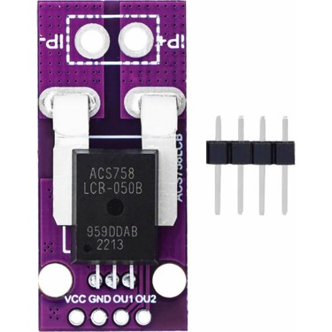 Robiz ACS758 50A Sensör Modül Ac Dc Çift Yönlü Güç Kaynağı Fiyatı