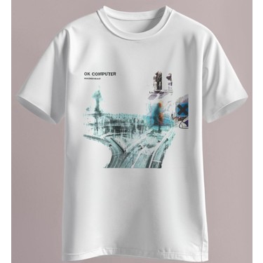 Ok Computer Albüm Ön Arka Baskılı Radiohead Regular Size Fiyatı