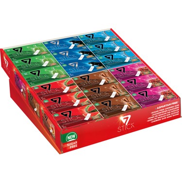 tati stick 7本セット 7 Stick Şekersiz 14'lü Karma Stant Kutu 29gr (72 Adet) Fiyatı