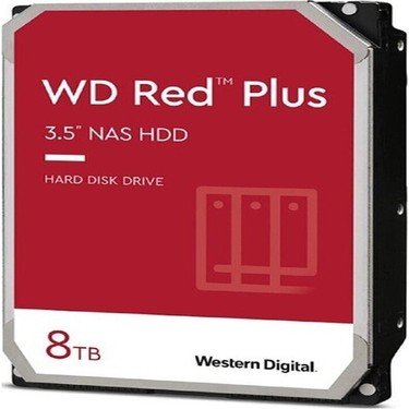 Wd Red Plus WD80EFPX 8 Tb 3.5'' 128 MB Sata 5640 Rpm Sata 3 Fiyatı