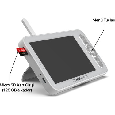 Xenon Smart Akıllı Çift Bebek Kameralı Dijital 5'' LCD Fiyatı