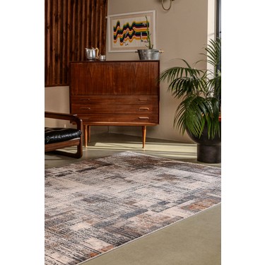 Kreasyon Halı Gallery 1159 Bej Uzun Ömürlü Yumuşak Dokulu Fiyatı