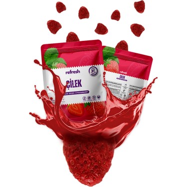 Refresh Chips Freeze Dried Çilek - Dondurularak Kurutulmuş Fiyatı